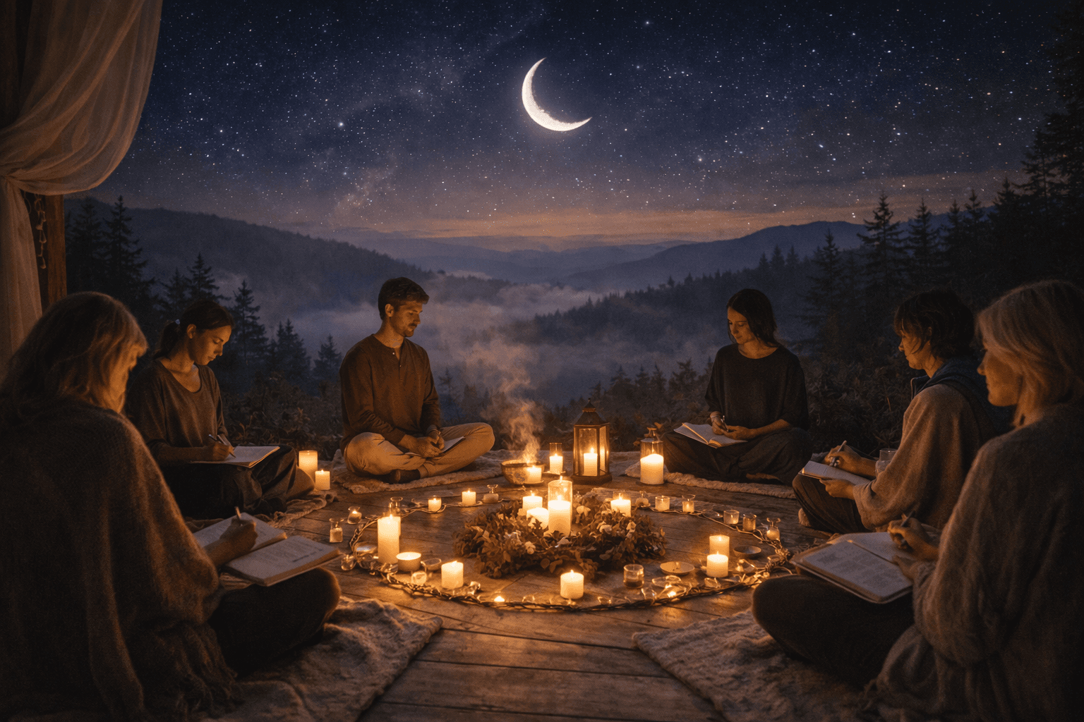 New Moon Manifestation Circle